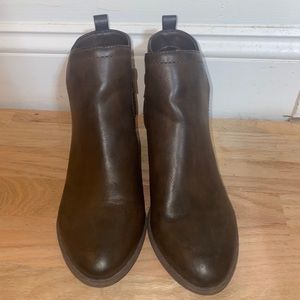 Brown booties